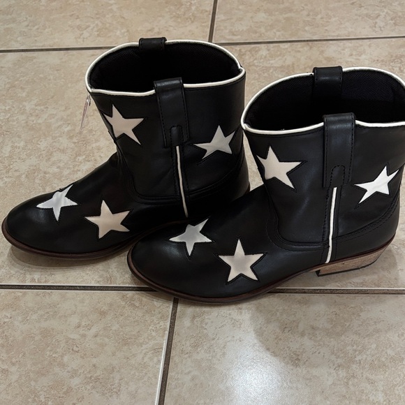 Laredo Black and White Star Boots NWT - Picture 3 of 7